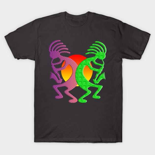 Kokopelli Dreams T-Shirt by the Mad Artist